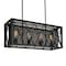 Cwi Lighting Tapedia 4 Light Up Chandelier With Black Finish 9889P28-4-RC-101 - alternate 3
